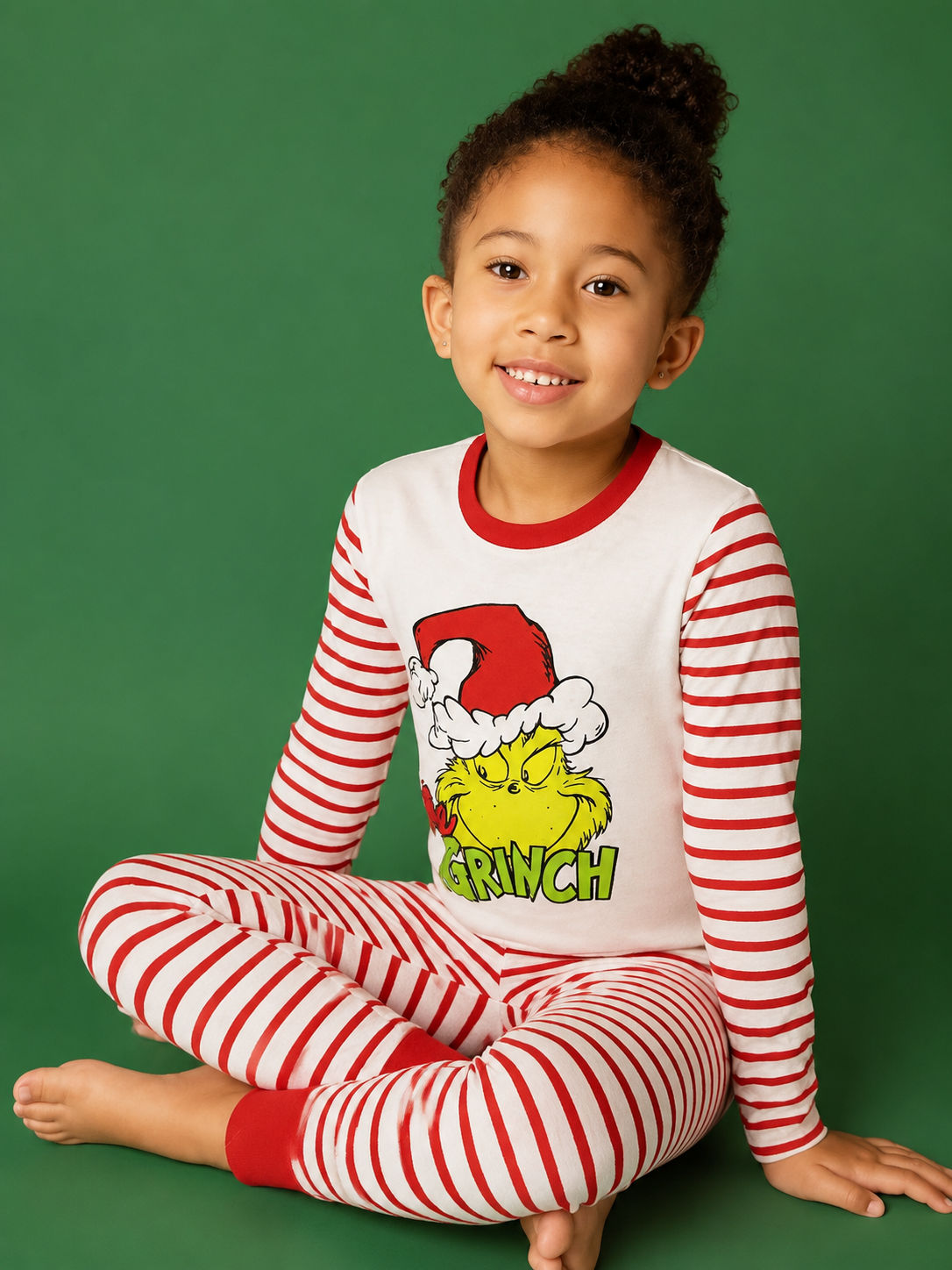 ست بچگانه نخ پنبه طرح Grinch