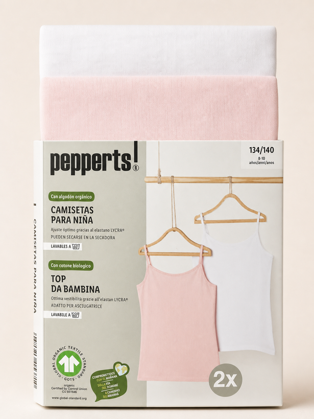 تاپ بندی دخترانه نخ پنبه پپرتس آلمان Pepperts