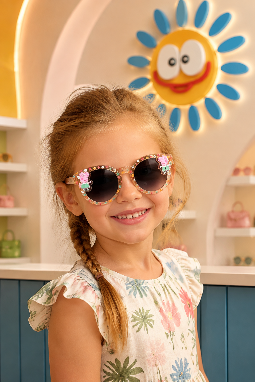 عینک آفتابی بچگانه آلمانی طرح پپا پیگ Peppa pig
