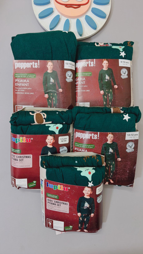 ست بلوز و شلوار پسرانه کریسمسی Pepperts آلمان